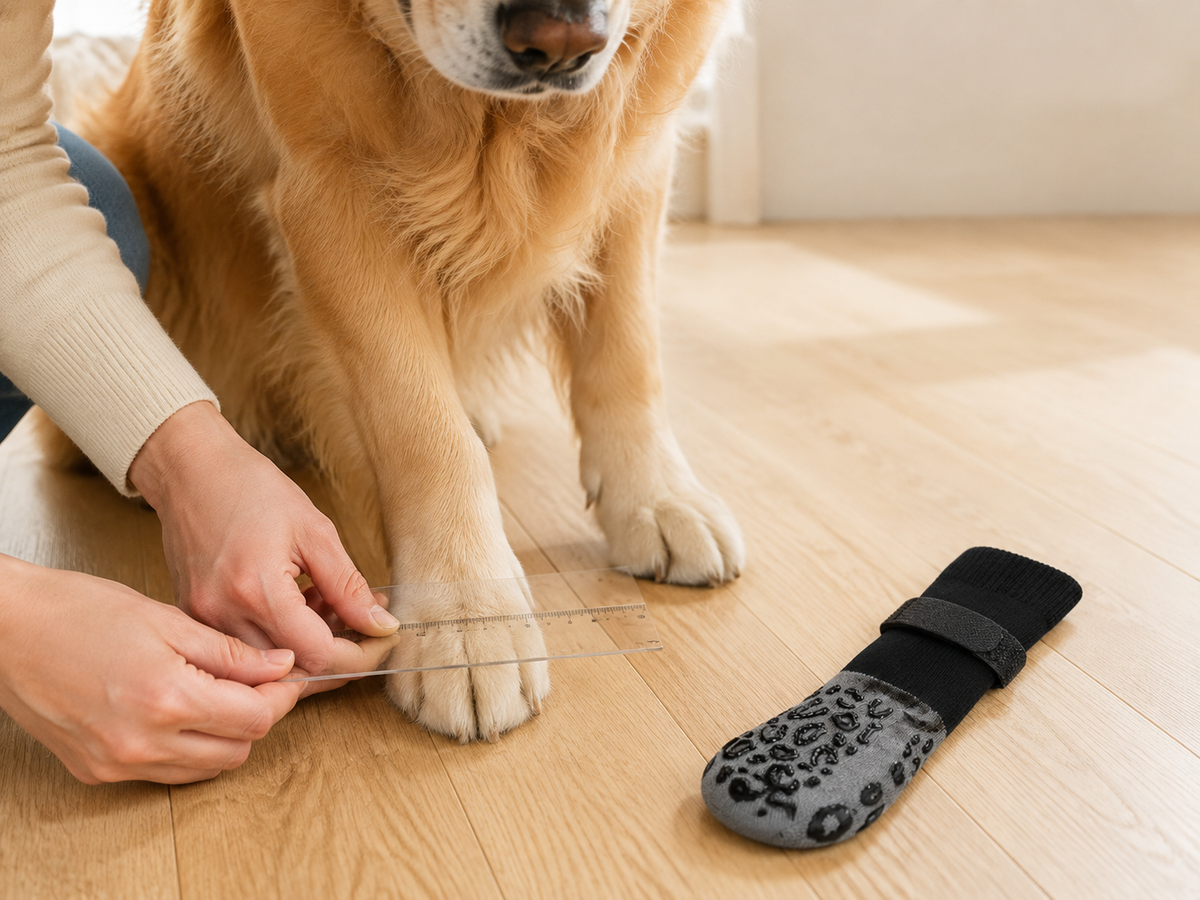 How to measure a dog's paw for SecureStep