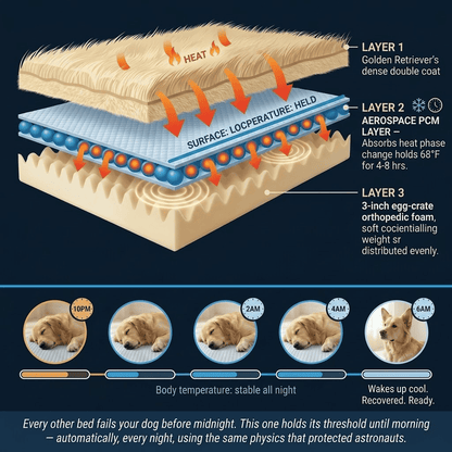 ARCTICPAWS™ Phase-Restore Cooling Bed