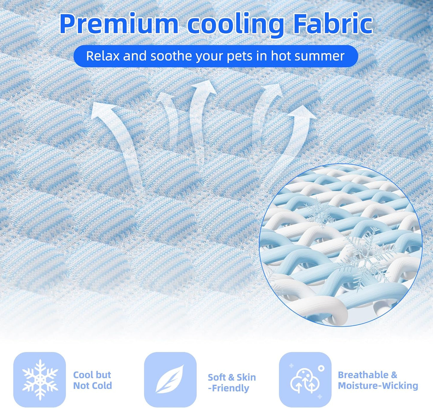 CoolCore™ MaxStretch Bed — Instant Cooling Relief That Lasts 16+ Hours
